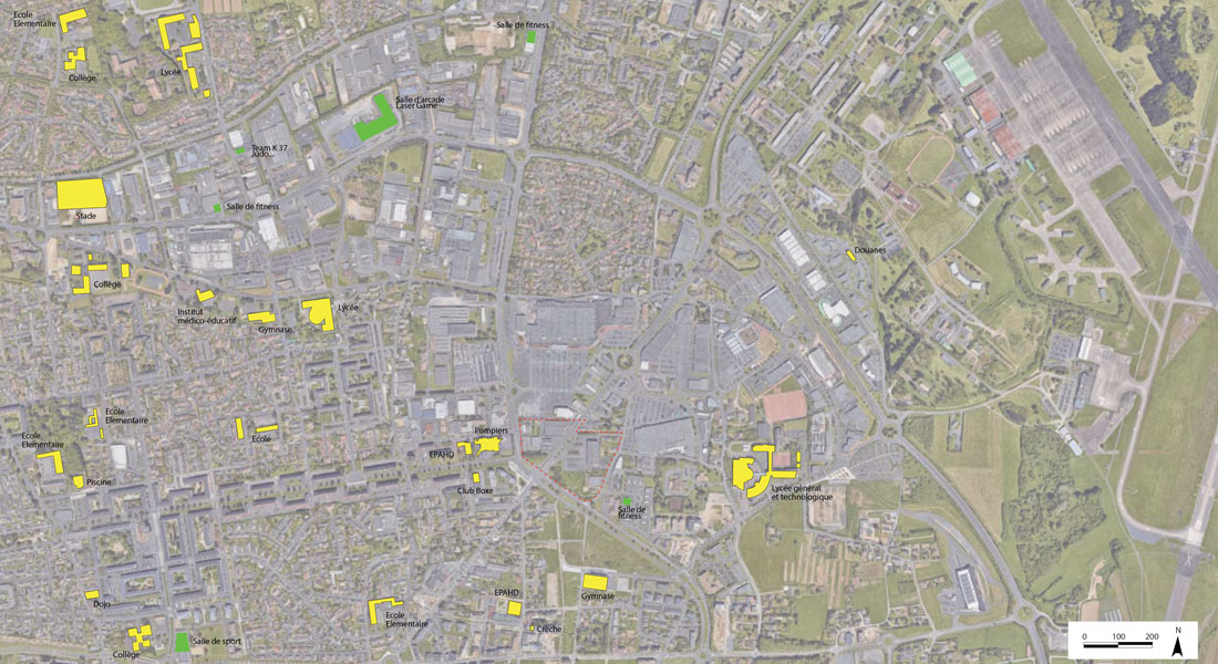 zone commerciale tours nord